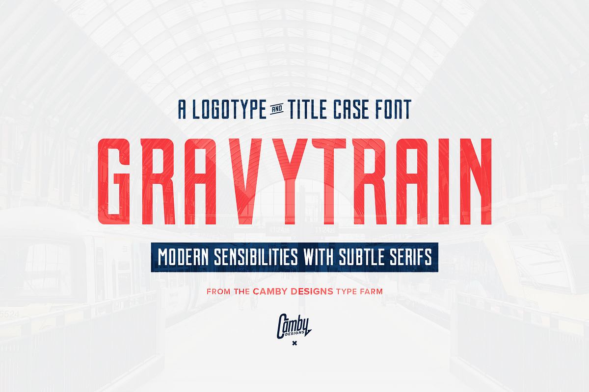 Gravytrain - A Display Font Free Download Free Download