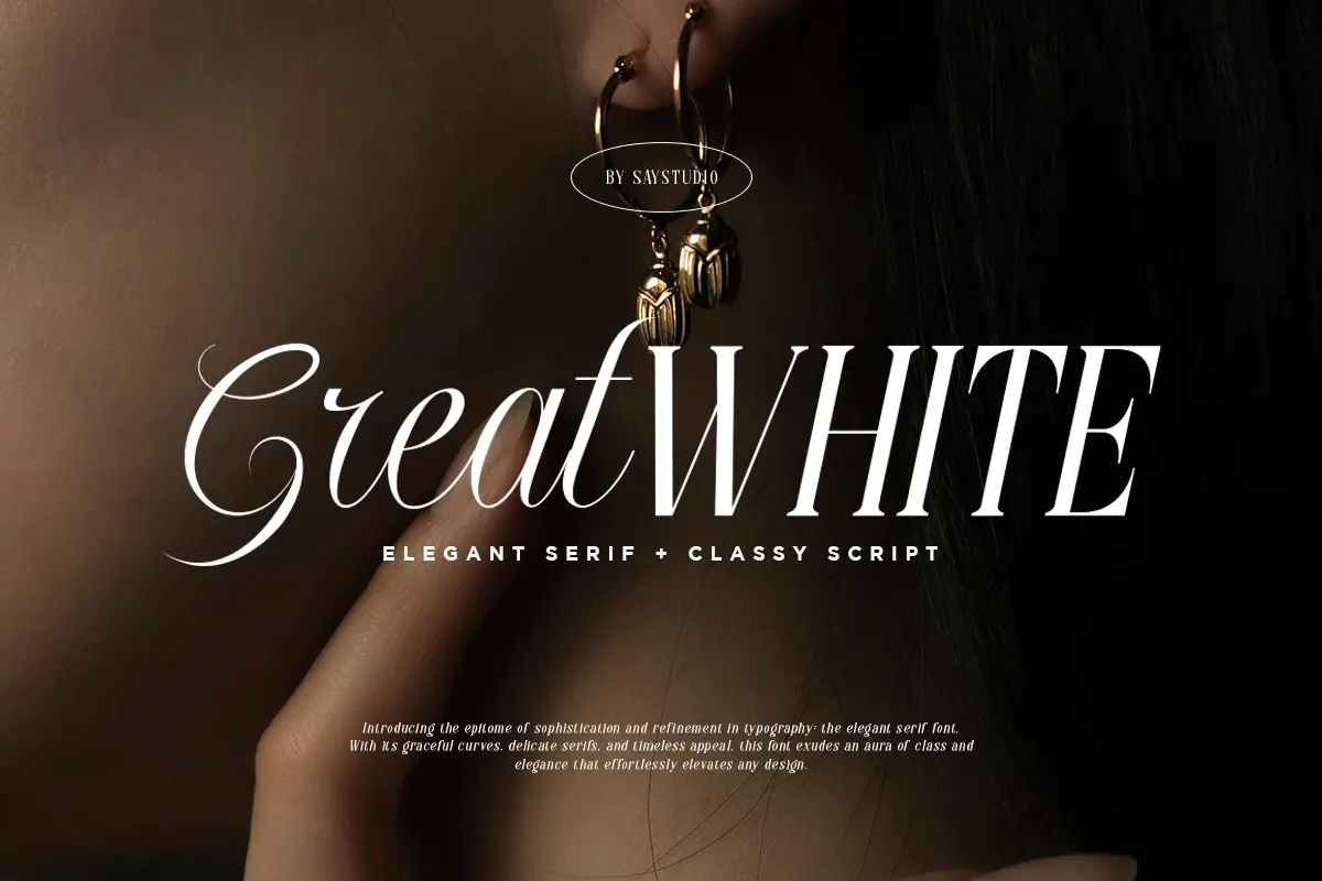 Great White - Font Duo Free Download Free Download