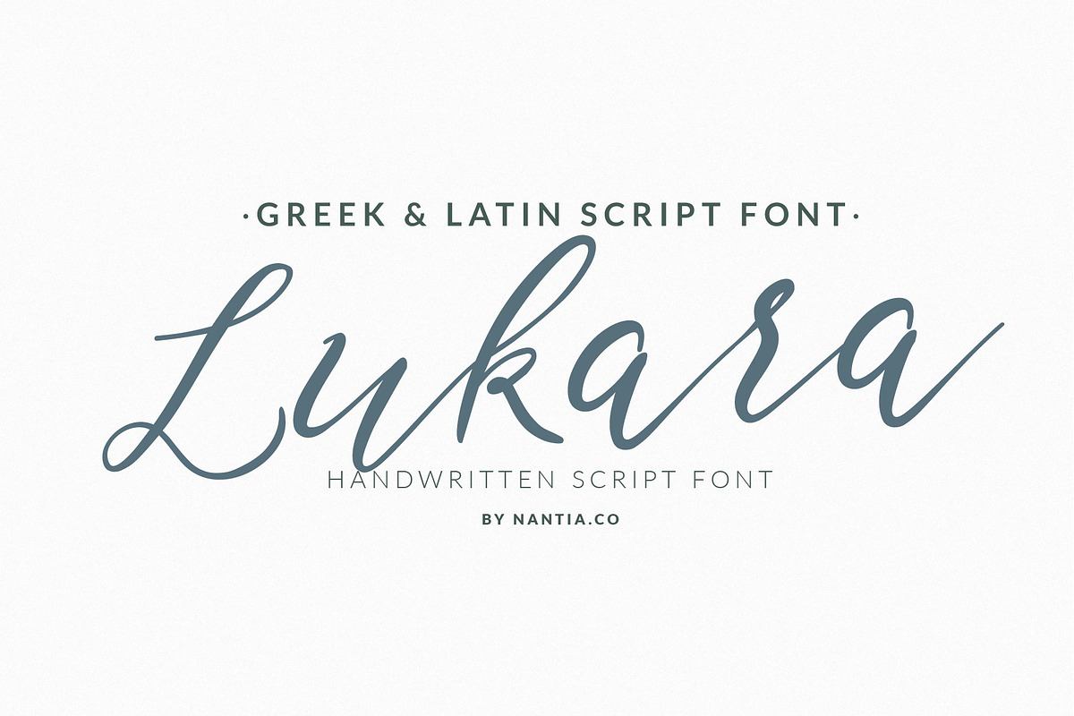 Greek Font Lukara Pro Script Free Download Free Download