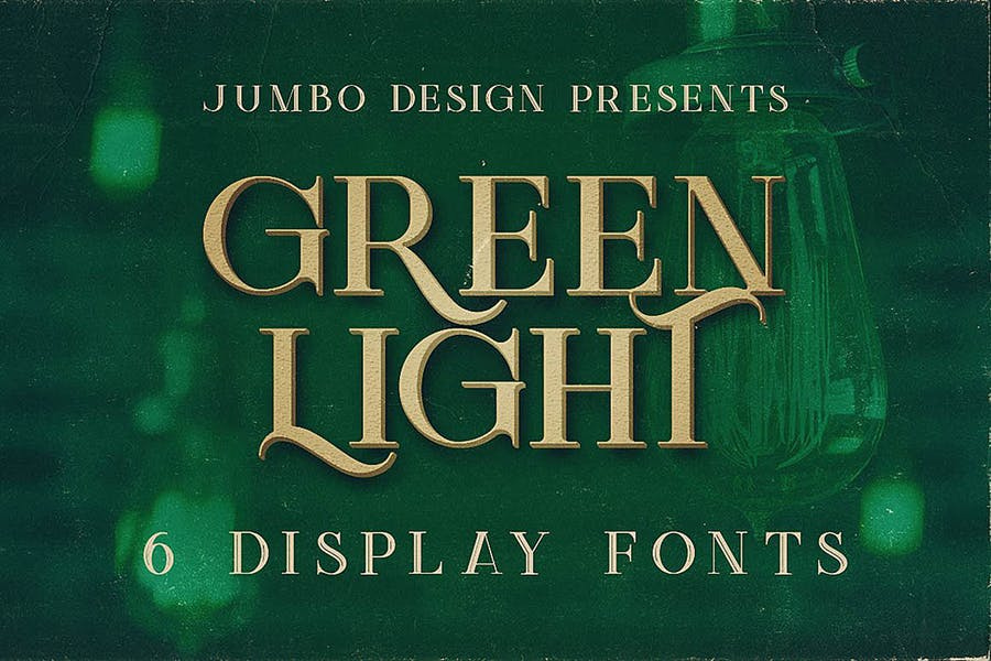 Green Light - Vintage Style Font Free Download