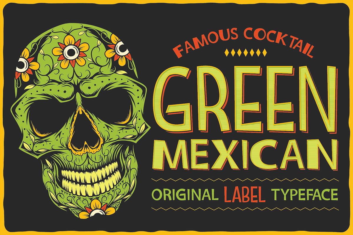 Green Mexican Typeface Free Download Free Download