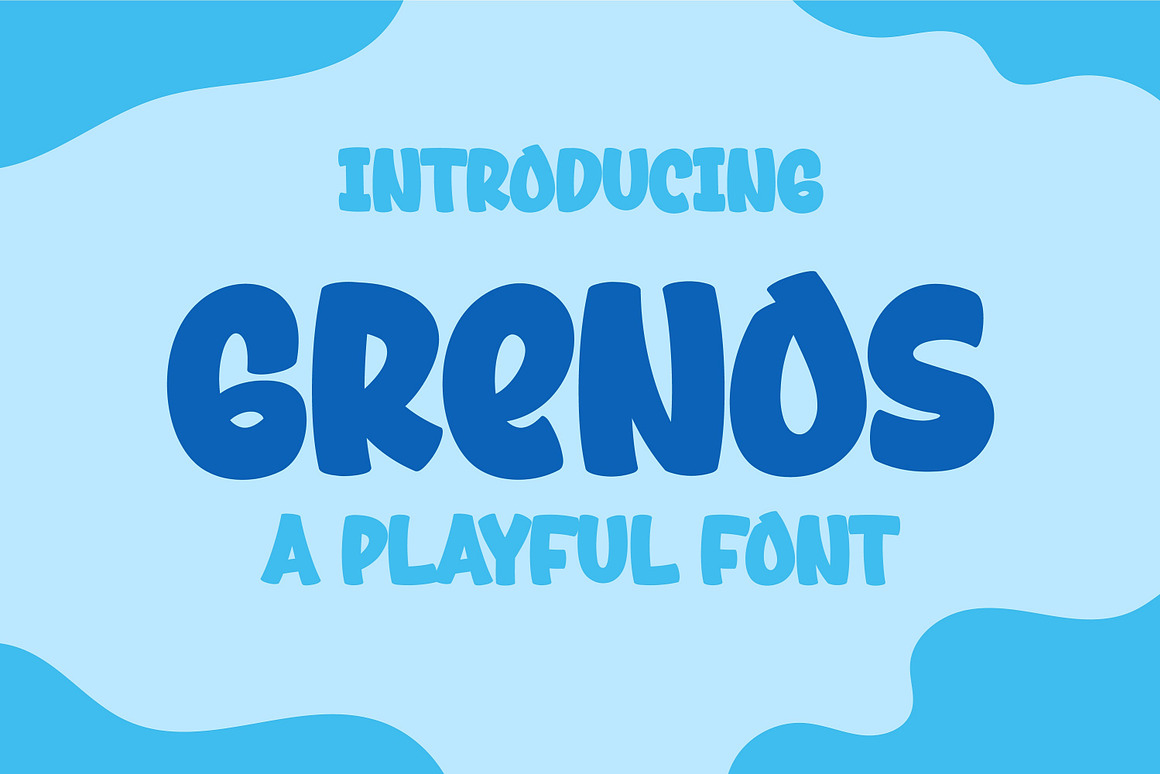 Grenos Playful Display Font Free Download