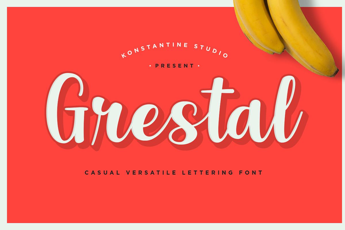 Grestal - Casual Lettering Font Free Download Free Download