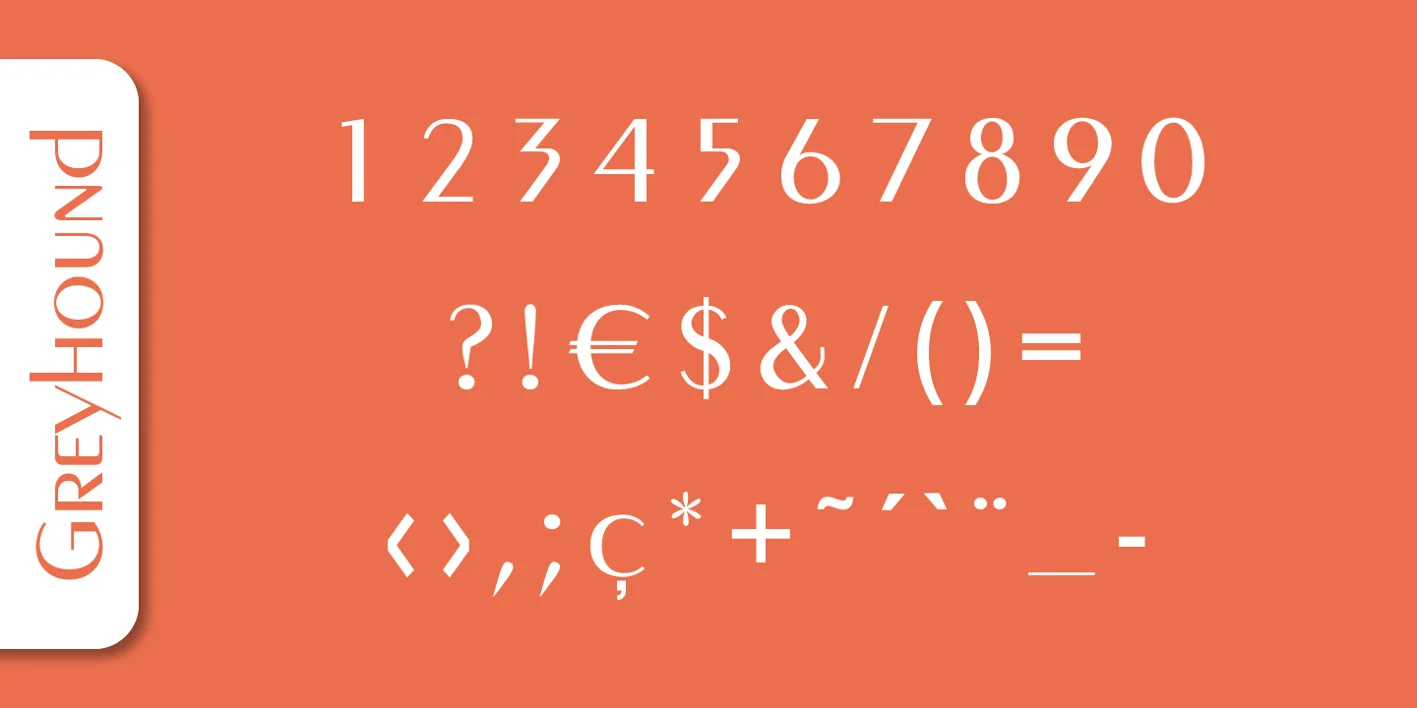 Greyhound Font