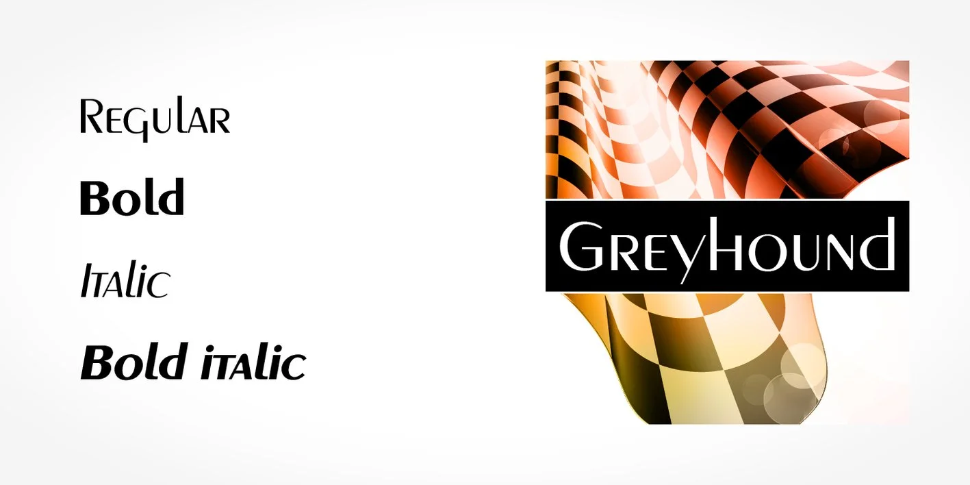 Greyhound Font