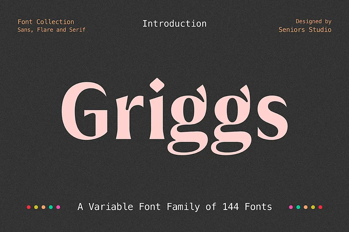 Griggs Variable Typeface Free Download Free Download