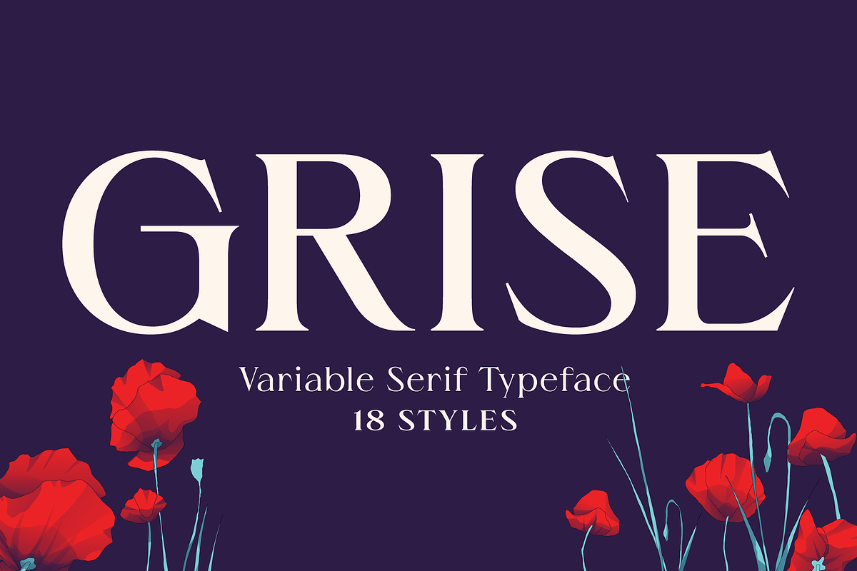 Grise - Variable Serif (18 Fonts) Free Download Free Download