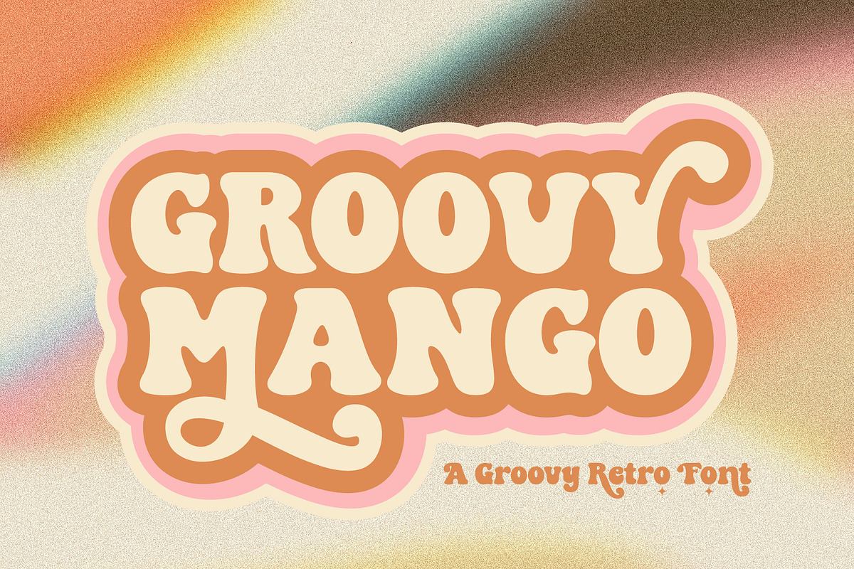 Groovy Mango A Groovy Retro Font Free Download Free Download