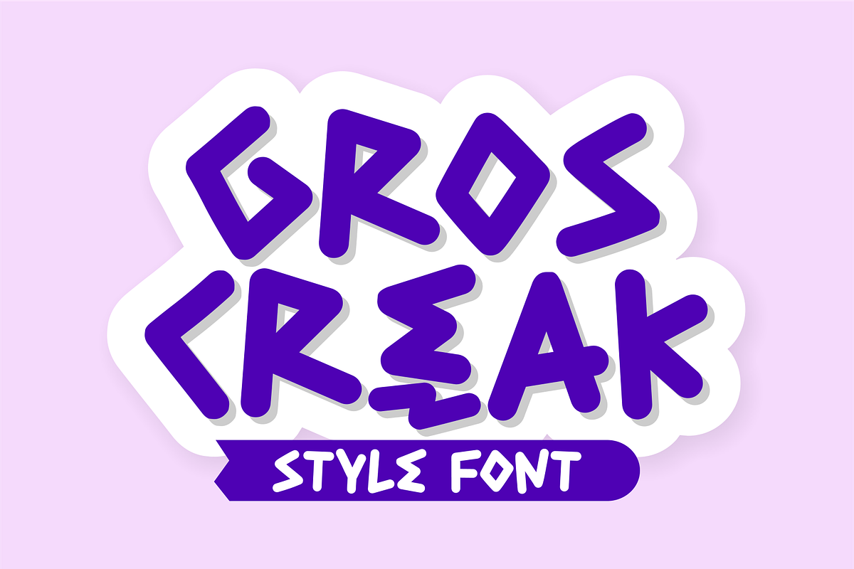 Gros Creak Font Free Download Free Download