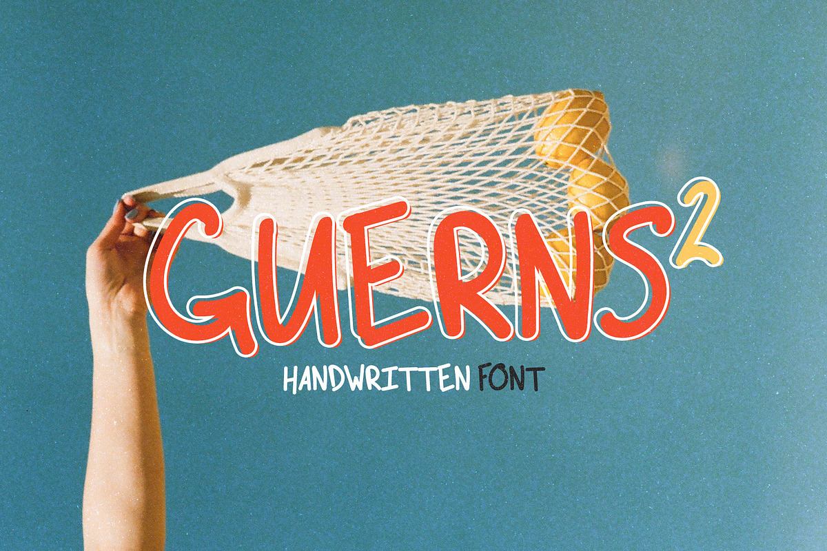 Guerns 2 | Handwritten Font Free Download Free Download