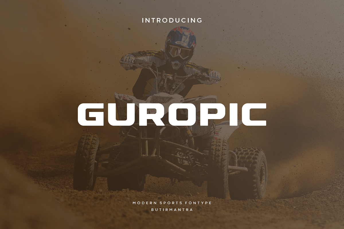 Guropic - Modern Display Typeface Free Download Free Download