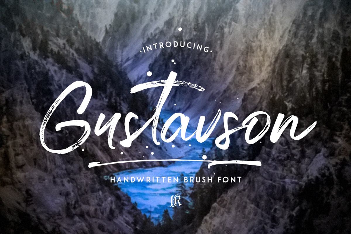 Gustavson Script Font Free Download Free Download