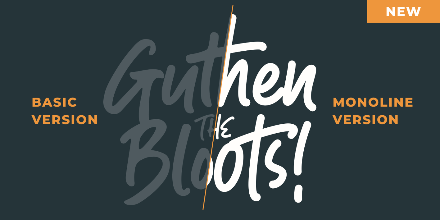 Guthen Bloots Font Free Download