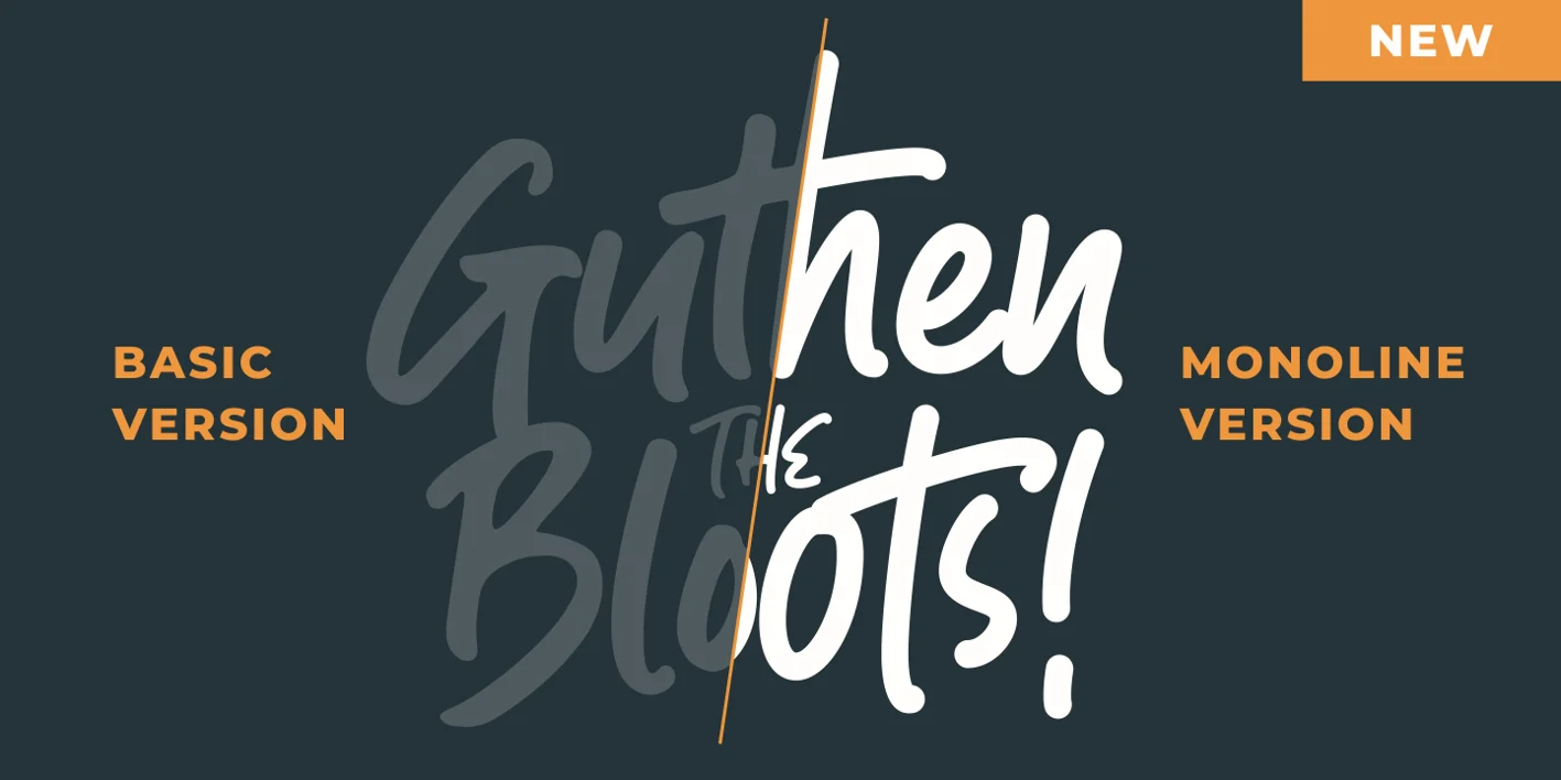 Guthen Bloots Font