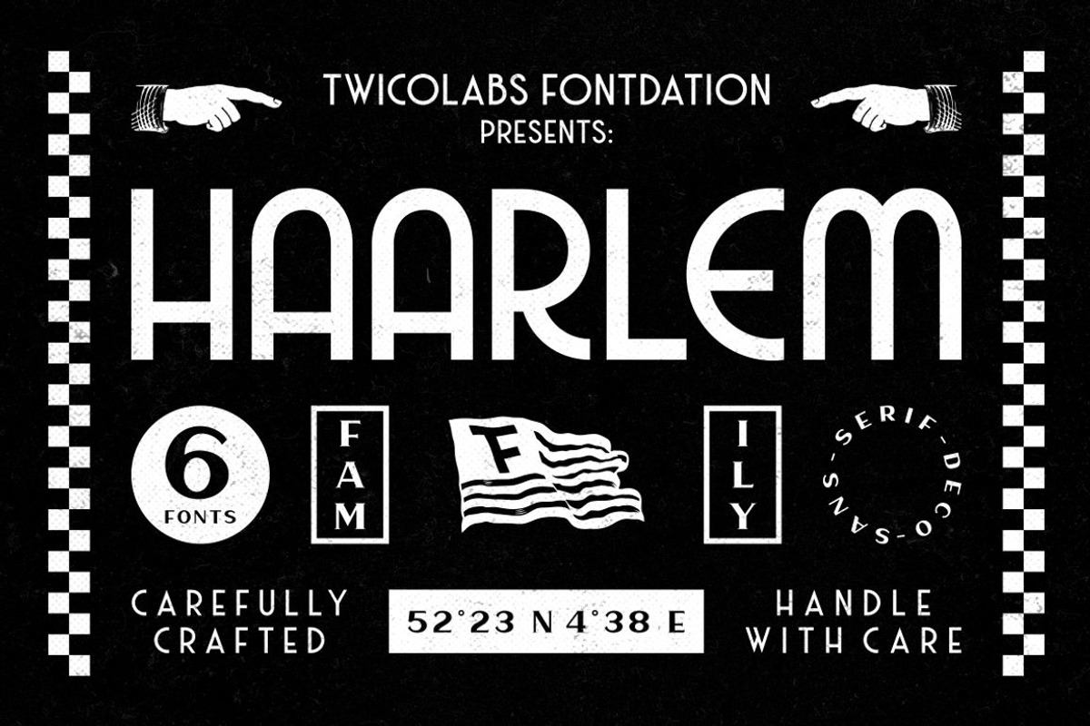 Haarlem Family | 3 in 1 Fonts Free Download Free Download