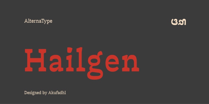 Hailgen Font Free Download