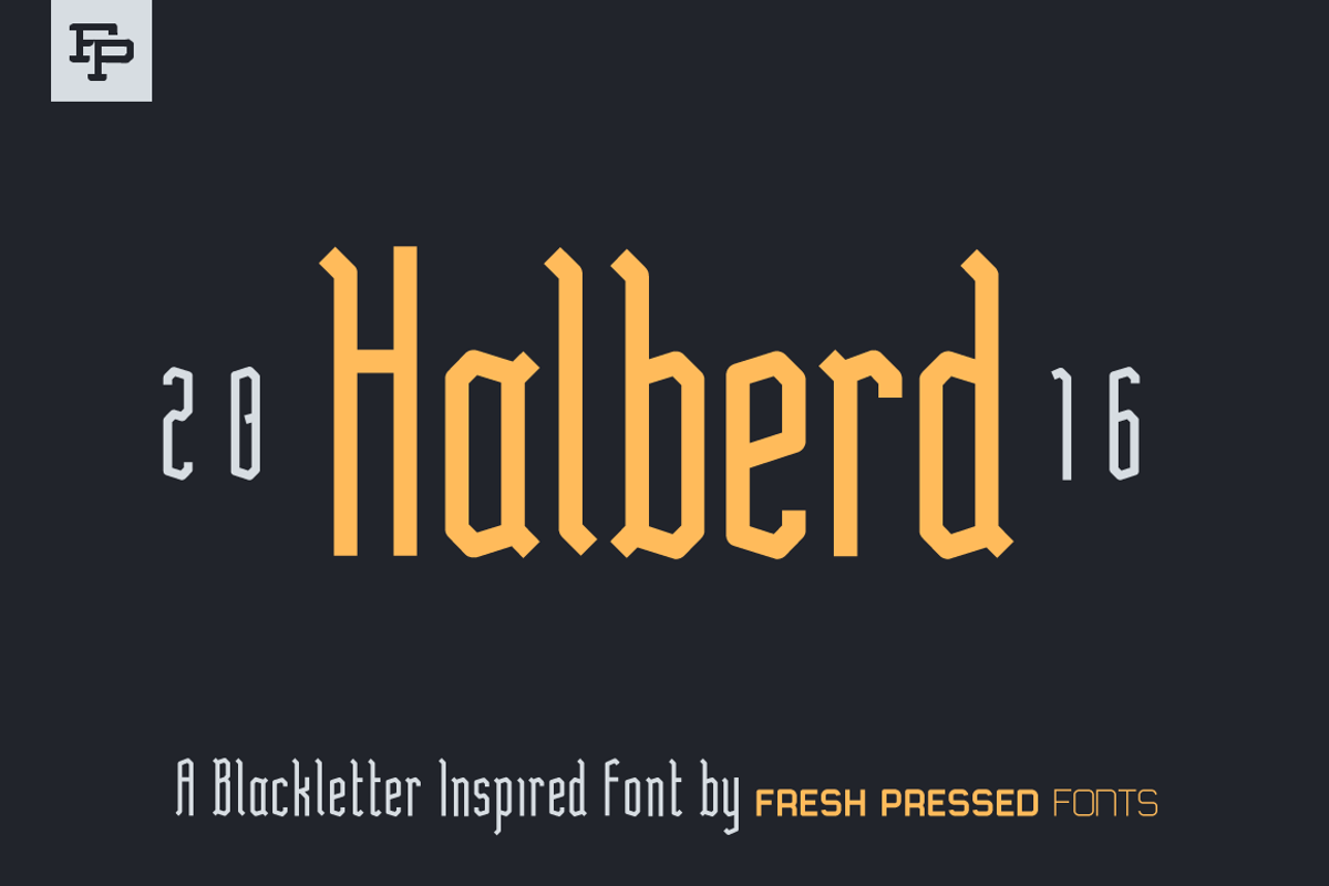 Halberd Display Font Free Download Free Download