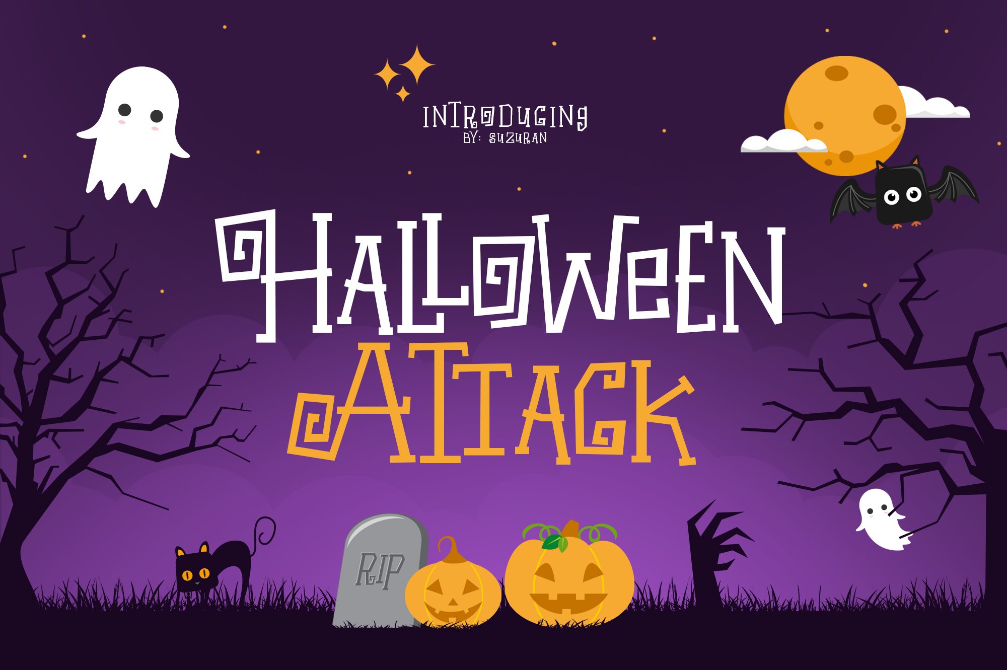 Halloween Attack Font Free Download