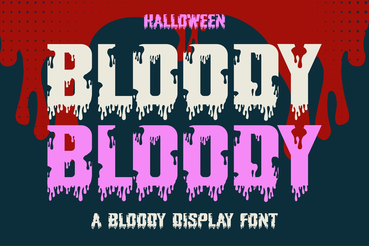 Halloween Bloody Font Free Download