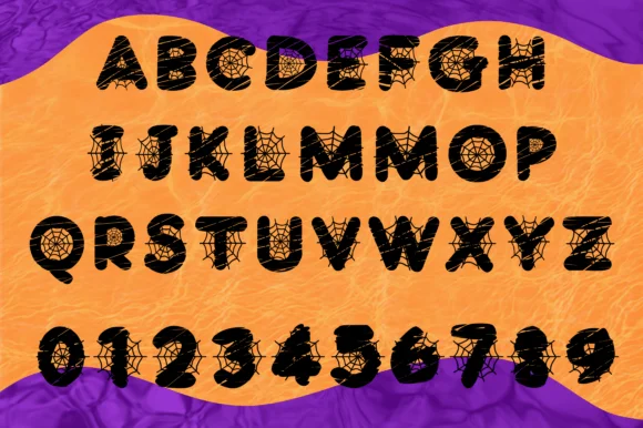H Halloween Font Font