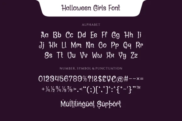 Halloween Girls Font