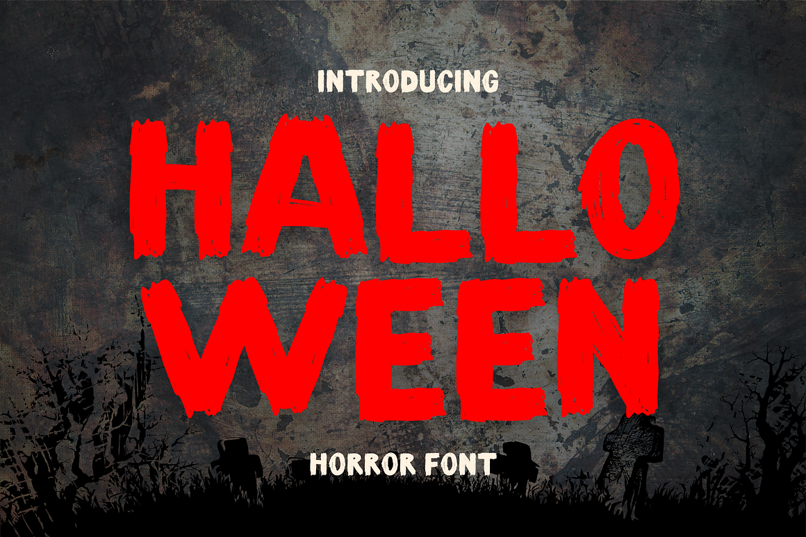 Halloween is a cool Halloween Font Free Download