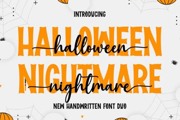 Halloween Nightmare Duo Font