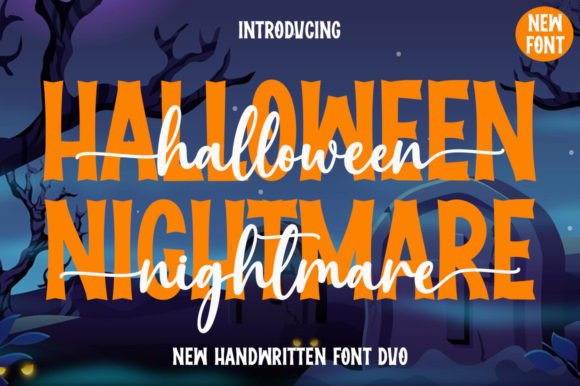 Halloween Nightmare Duo Font Free Download