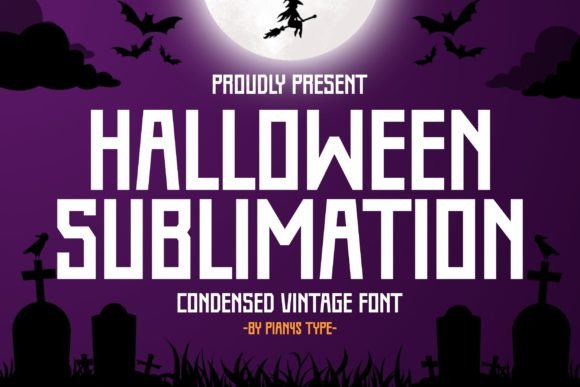 Halloween Sublimation Font Free Download