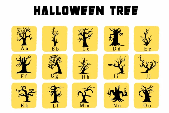 Halloween Tree Font