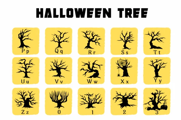 Halloween Tree Font