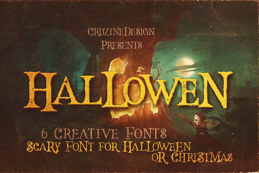 Hallowen Typeface Font Free Download