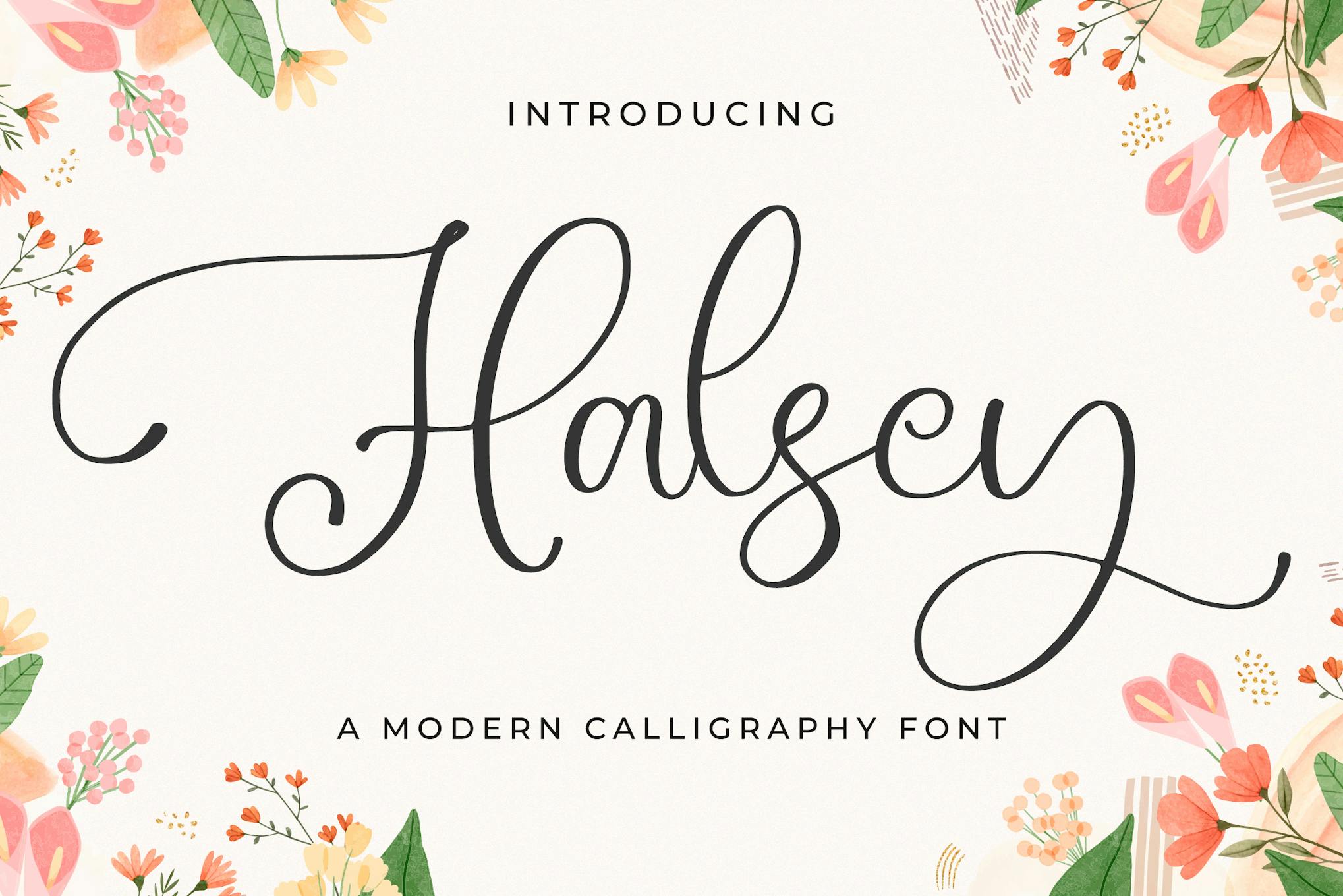 Halsey - Wedding Font Free Download