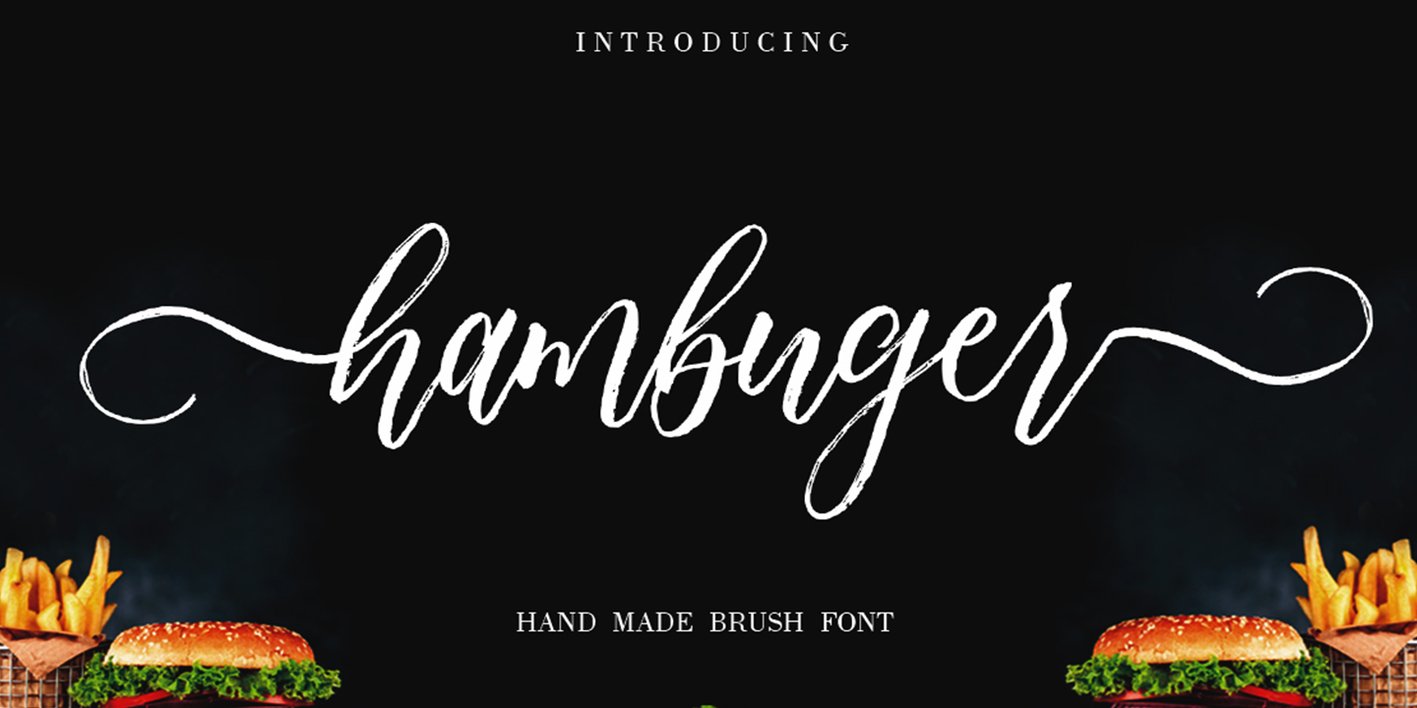 Hambuger Script Font Free Download