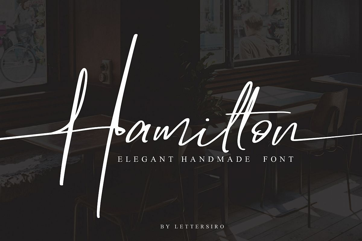 Hamilton Elegant Signature Font Free Download