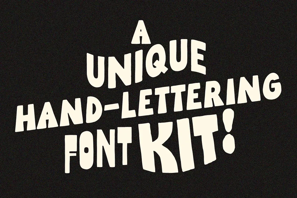 Hand-lettering Kit! Unique! Fonts! Free Download Free Download