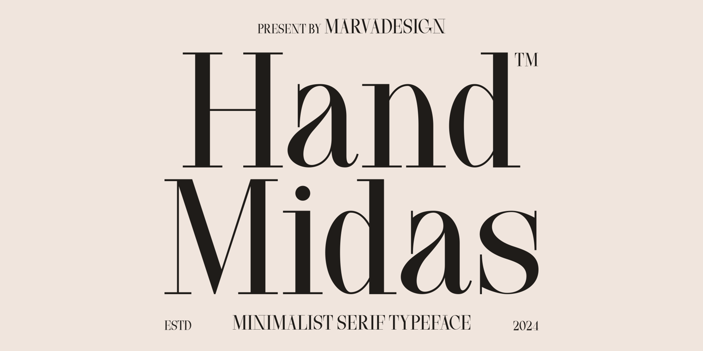 Hand Midas Font Free Download