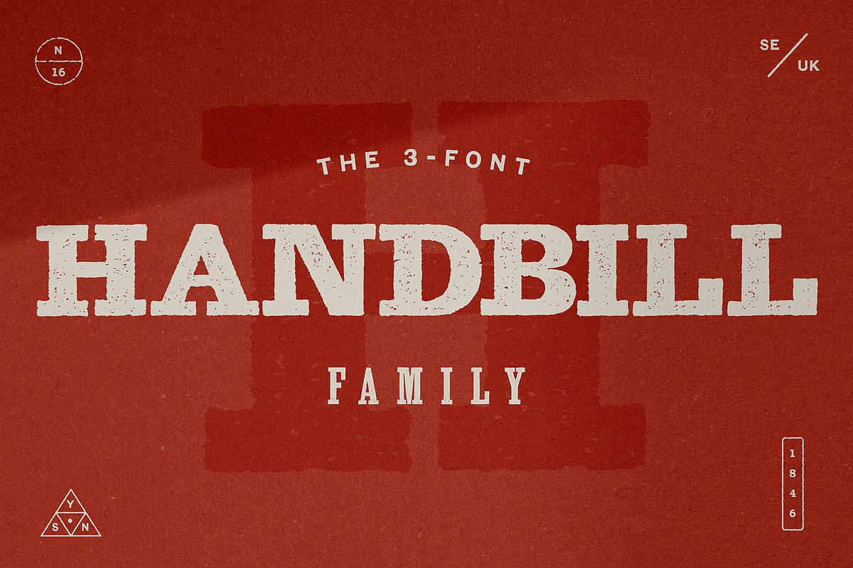 Handbill: letterpress type family Free Download Free Download