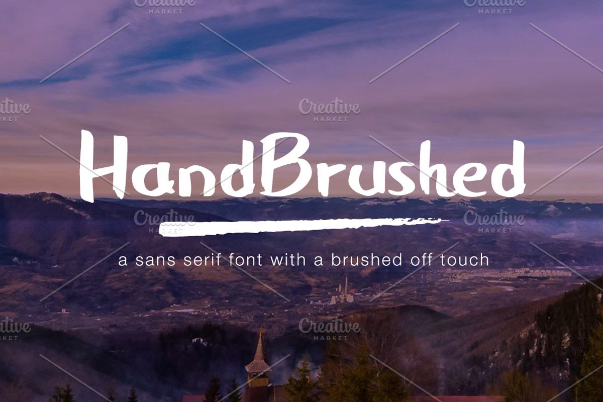 HandBrushed Font Free Download Free Download