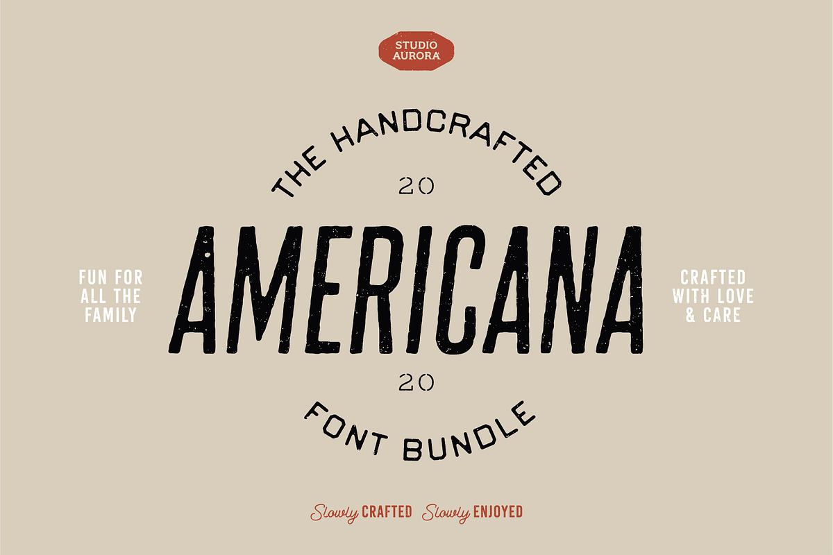 Handcrafted Americana Font Bundle Free Download Free Download