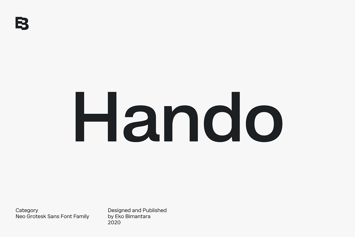 Hando; 20 Fonts of Sans Serif Free Download Free Download