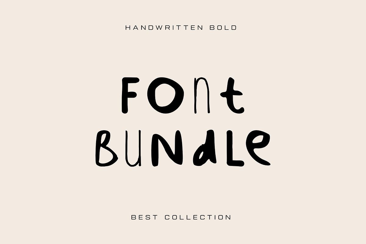 Handwritten bold fonts bundle Free Download Free Download