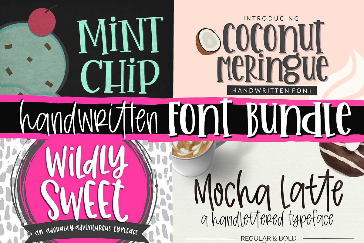 Handwritten Font Bundle Mini Pack Free Download Free Download