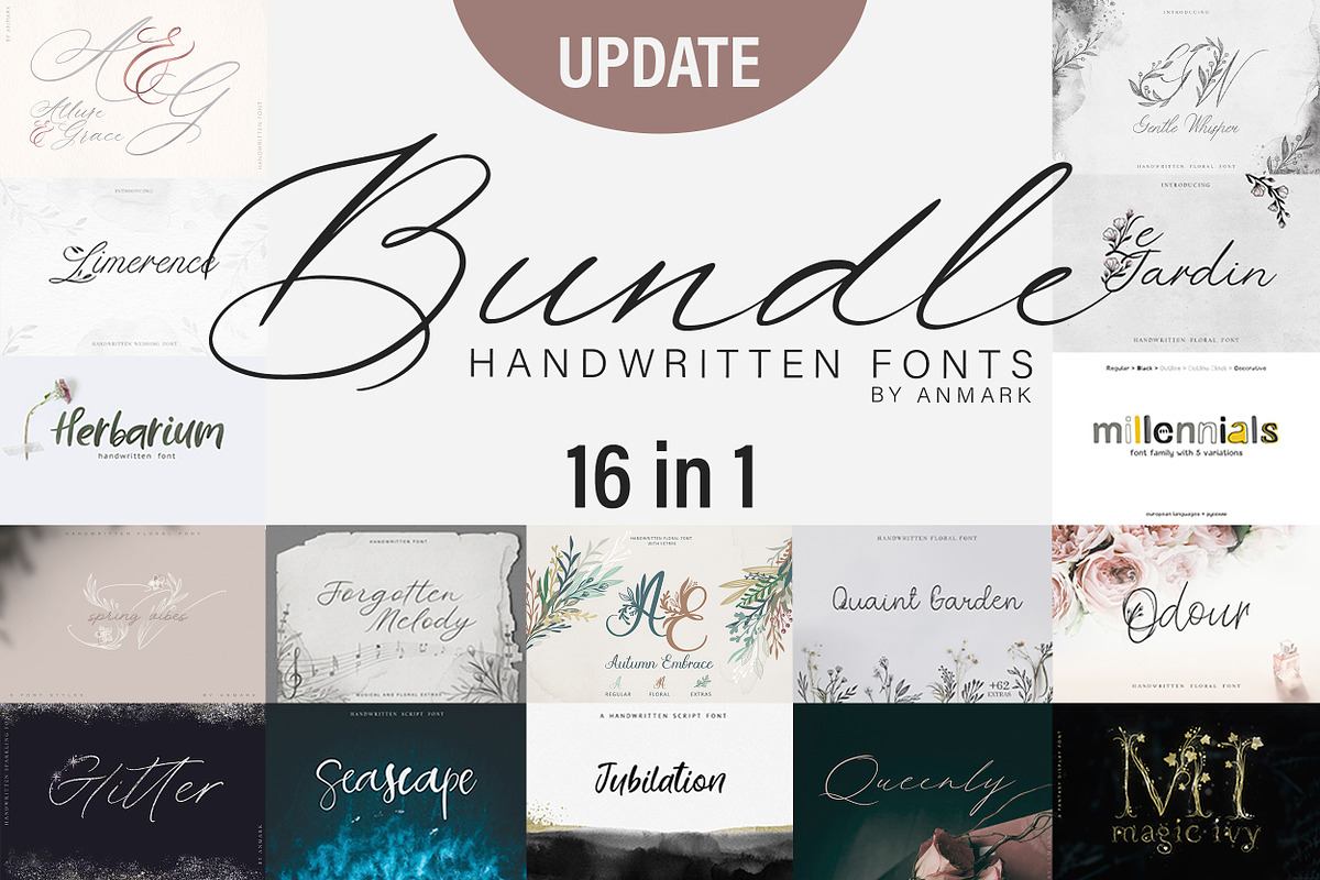 Handwritten Font BUNDLE Free Download Free Download