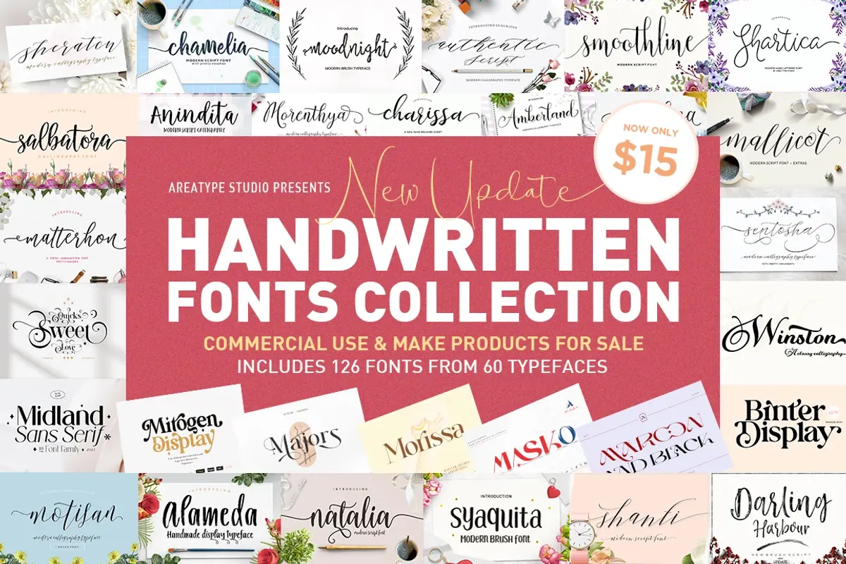 Handwritten Fonts Collection Free Download Free Download