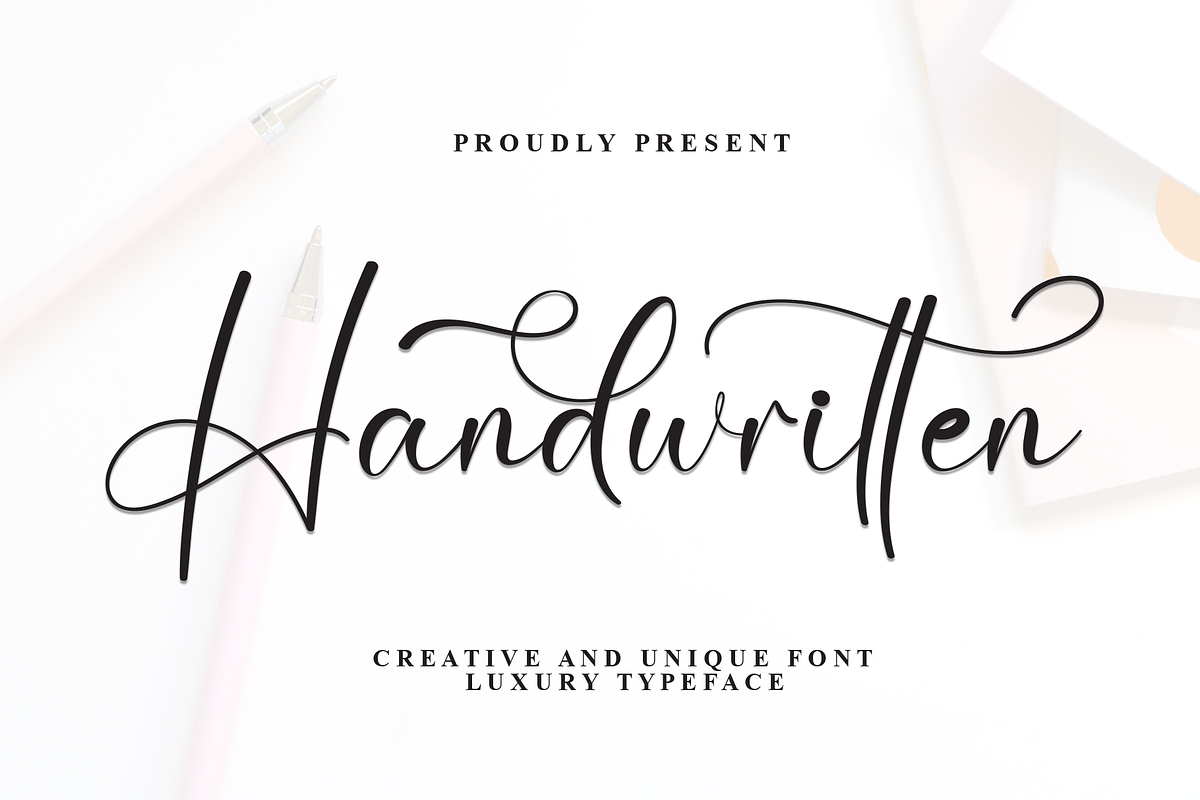 Handwritten | Script Font Free Download Free Download