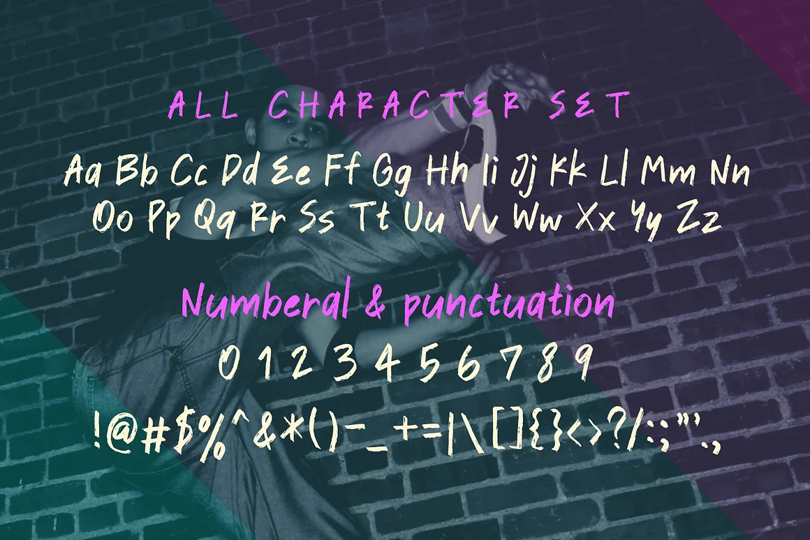Happy Camper is a Brush Font