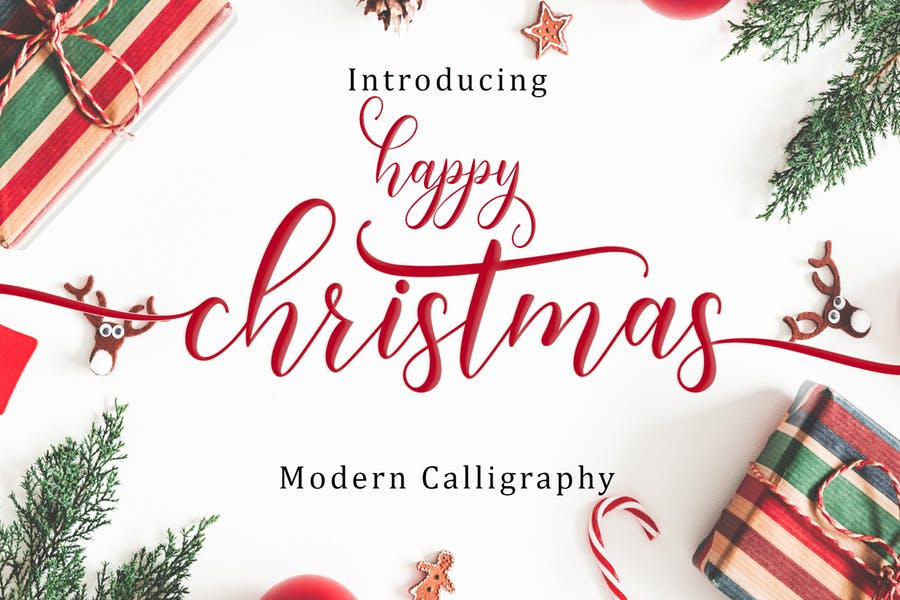 Happy Christmas Script Font Free Download