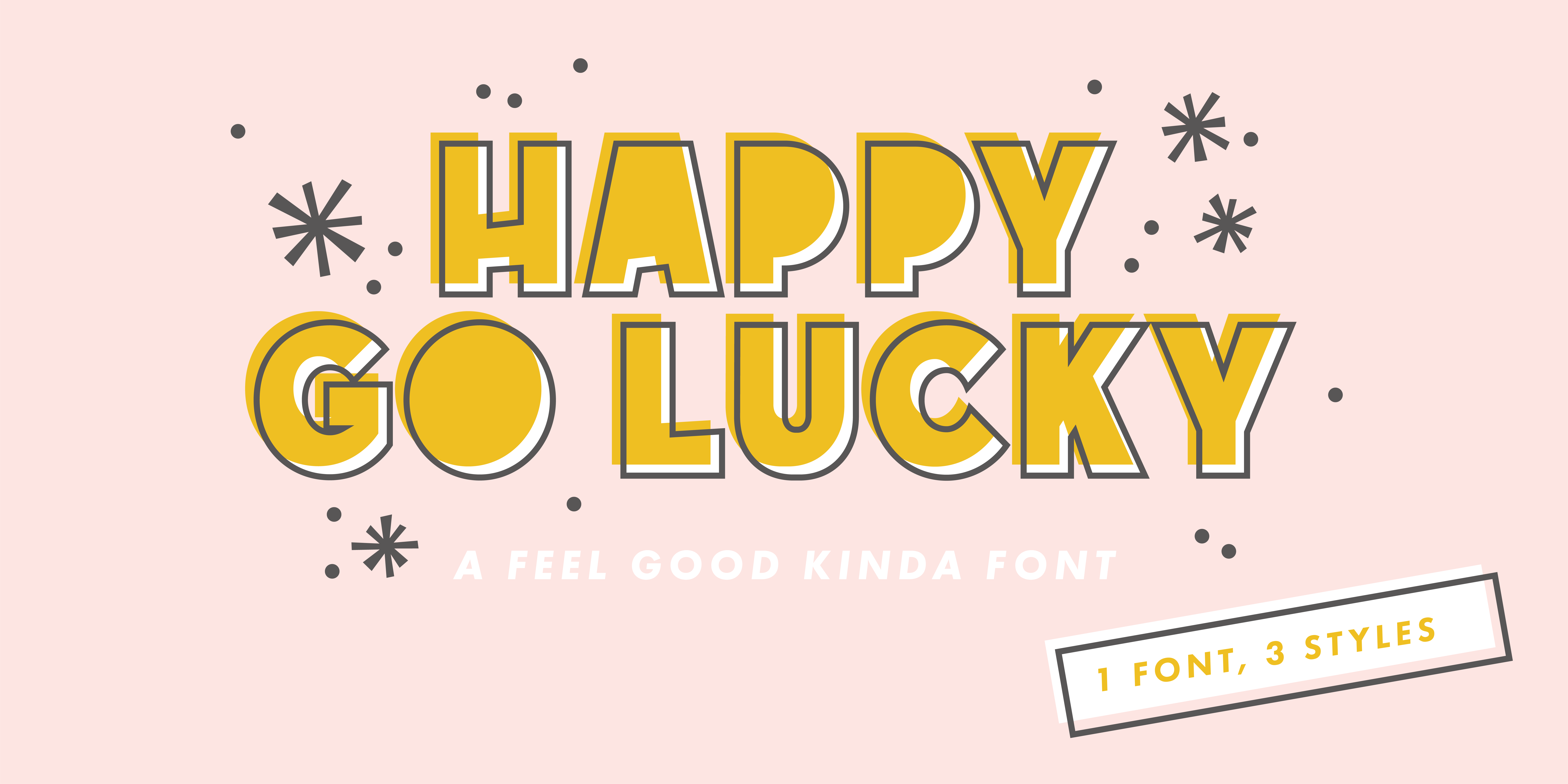 Happy Go Lucky, Display Font Free Download Free Download