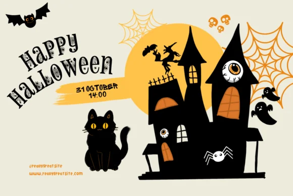 Happy H Halloween Font Font